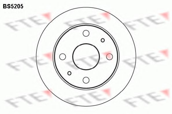 Тормозной диск FTE BS5205