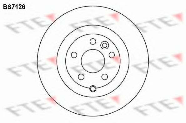 Тормозной диск FTE BS7126