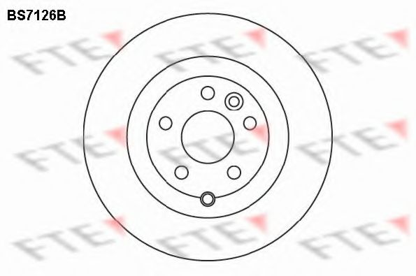 Тормозной диск FTE BS7126B