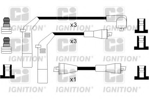 Комплект проводов зажигания QUINTON HAZELL XC1026