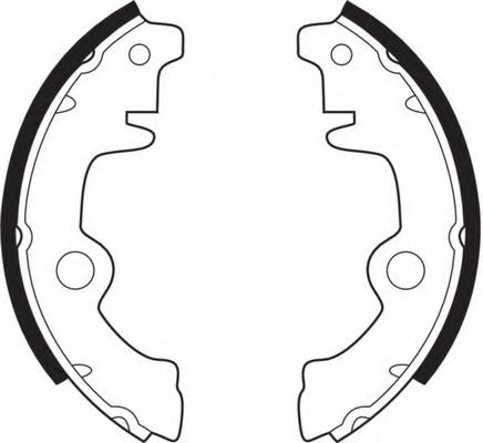 Комплект тормозных колодок FERODO FSB22
