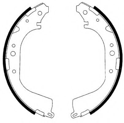 Комплект тормозных колодок FERODO FSB4105