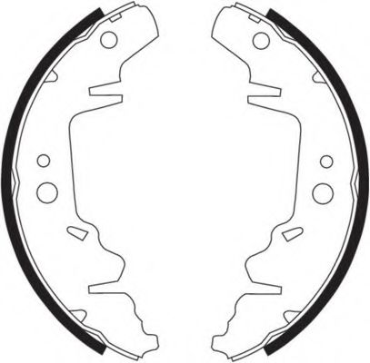 Комплект тормозных колодок FERODO FSB568