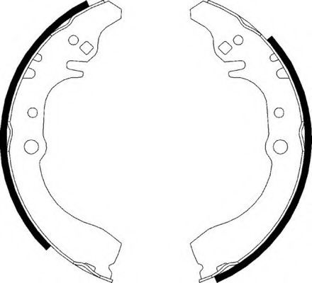 Комплект тормозных колодок FERODO FSB599