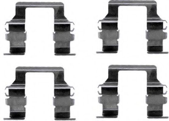 Комплектующие, колодки дискового тормоза MINTEX MBA1164