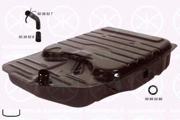 Топливный бак KLOKKERHOLM 5038009