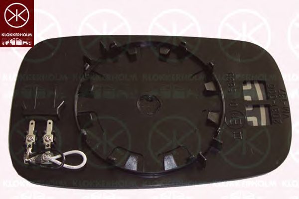 Зеркальное стекло, наружное зеркало KLOKKERHOLM 60411063