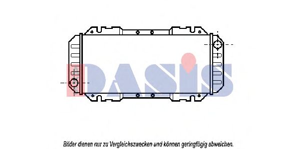 Радиатор, охлаждение двигателя AKS DASIS 092110N