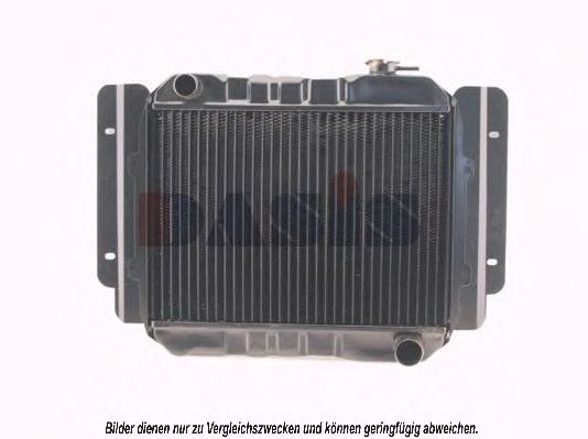 Радиатор, охлаждение двигателя NISSENS 62460