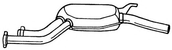 Средний глушитель выхлопных газов AKS DASIS SG35417