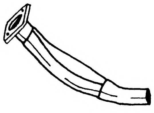 Труба выхлопного газа AKS DASIS SG20142