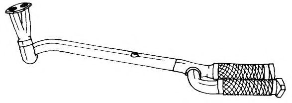 Труба выхлопного газа AKS DASIS SG13131