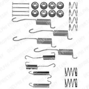 Комплектующие, тормозная колодка DELPHI LY1260