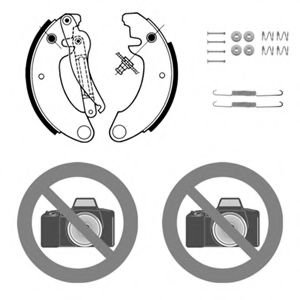 Комплект тормозных колодок DELPHI 680