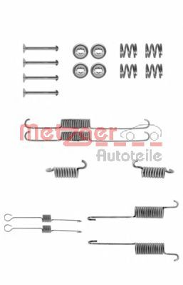 Комплектующие, тормозная колодка METZGER 105-0615