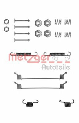 Комплектующие, тормозная колодка METZGER 105-0651