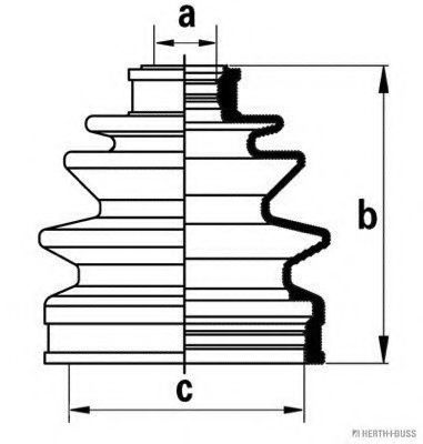 Комплект пылника, приводной вал MAGNETI MARELLI 600000063880