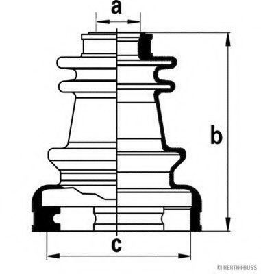 Комплект пылника, приводной вал MAGNETI MARELLI 600000064070