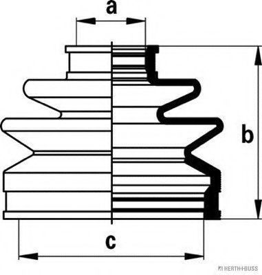 Комплект пылника, приводной вал MAGNETI MARELLI 600000064500