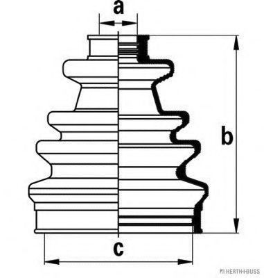 Комплект пылника, приводной вал MAGNETI MARELLI 600000064580