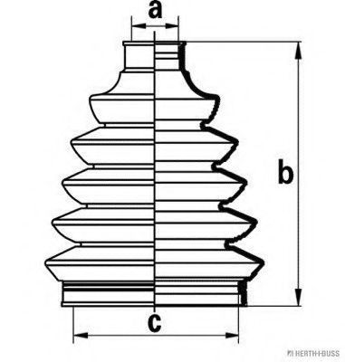 Комплект пылника, приводной вал MAGNETI MARELLI 600000064790
