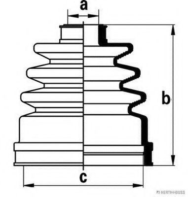 Комплект пылника, приводной вал MAGNETI MARELLI 600000065290