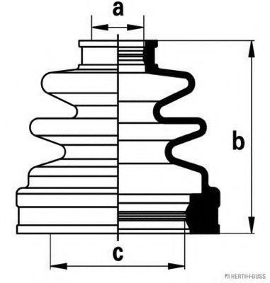 Комплект пылника, приводной вал MAGNETI MARELLI 600000065600