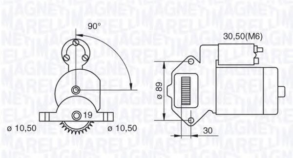 Стартер MAGNETI MARELLI 063280022010