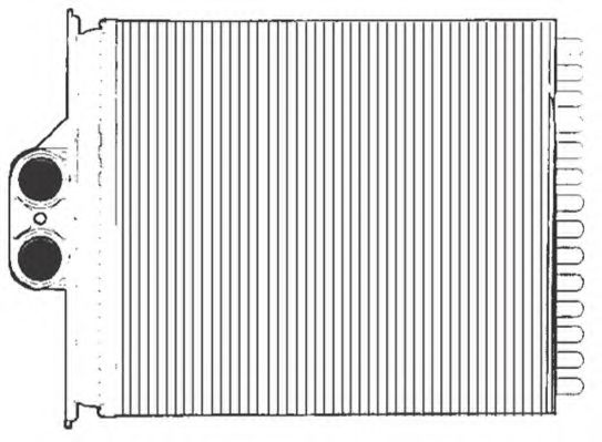 Теплообменник, отопление салона MAGNETI MARELLI 350218260000
