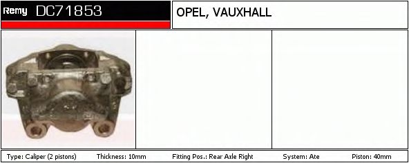 Тормозной суппорт DELCO REMY DC71853