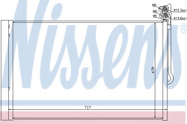 Конденсатор, кондиционер NISSENS 940157