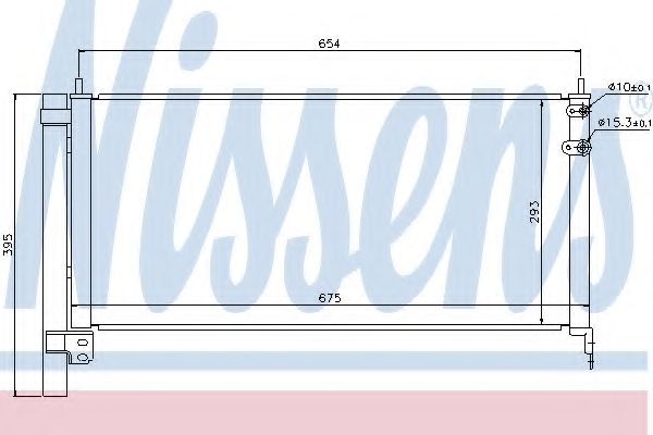Конденсатор, кондиционер NISSENS 940175