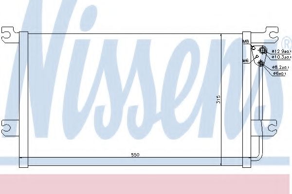 Конденсатор, кондиционер NISSENS 94900