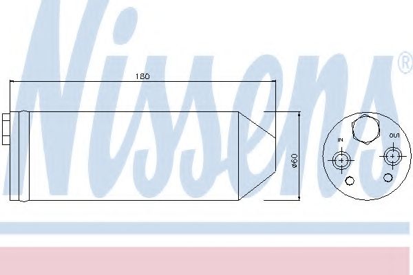 Осушитель, кондиционер NISSENS 95256