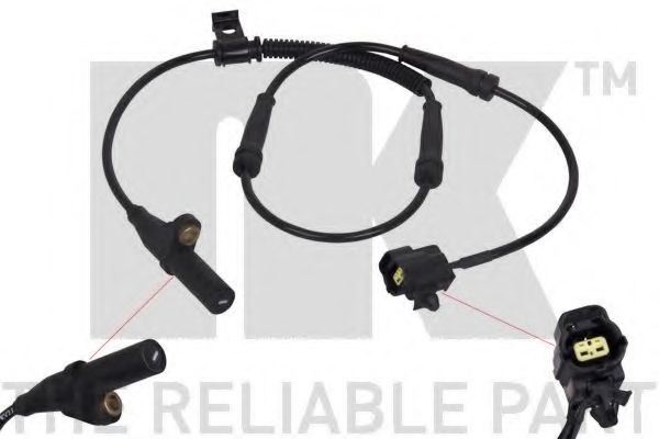 Датчик, частота вращения колеса EURODEAL AUTOPARTS 1031008