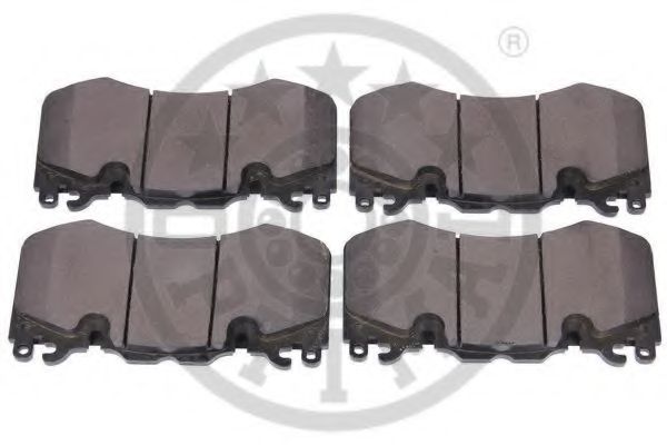 Комплект тормозных колодок, дисковый тормоз OPTIMAL 12595