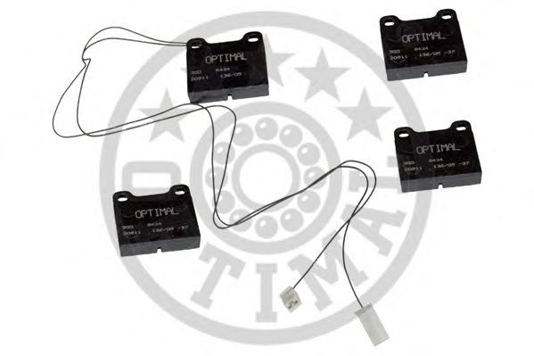 Комплект тормозных колодок, дисковый тормоз OPTIMAL 9434