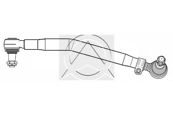 Продольная рулевая тяга SIDEM 6732