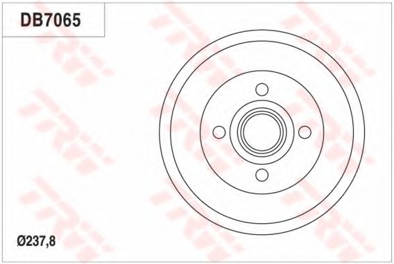 Тормозной барабан TRW DB7065