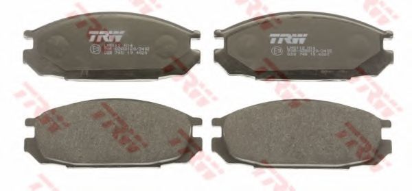 Комплект тормозных колодок, дисковый тормоз TRW 20098