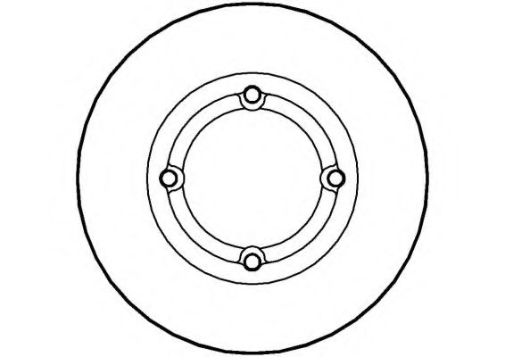 Тормозной диск NATIONAL NBD095