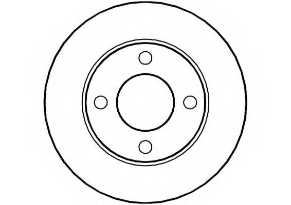 Тормозной диск NATIONAL NBD320