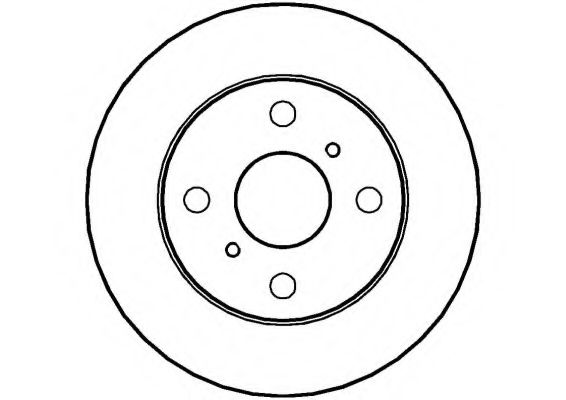 Тормозной диск NATIONAL NBD697