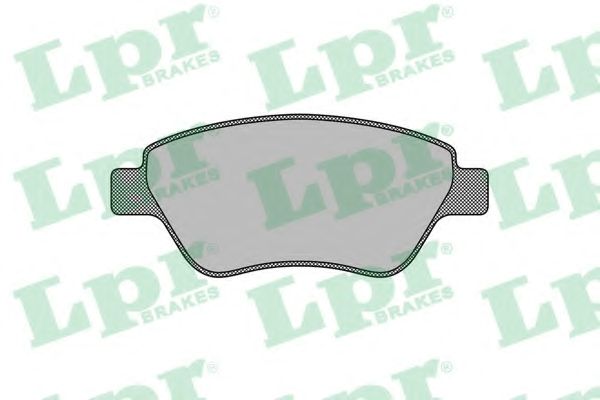 Комплект тормозных колодок, дисковый тормоз LPR 05P1878