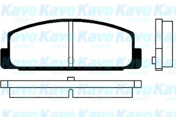 Комплект тормозных колодок, дисковый тормоз KAVO PARTS BP-4534