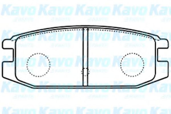 Комплект тормозных колодок, дисковый тормоз KAVO PARTS BP-5548