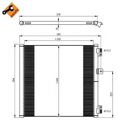 Конденсатор, кондиционер NRF 350204