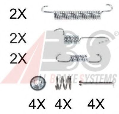 Комплектующие, тормозная колодка A.B.S. 0894Q