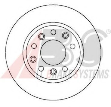 Тормозной диск A.B.S. 15118 OE