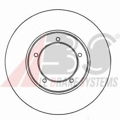 Тормозной диск A.B.S. 15758